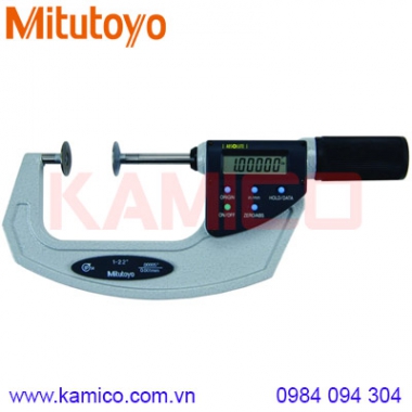 Panme điện tử đo bánh răng Mitutoyo 369-422-20 (1-2.2”/25-55mm)