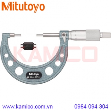 Panme cơ khí đầu nhỏ Mitutoyo 111-116 (25-50mm/0.01mm)