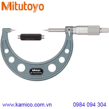 Panme cơ khí đầu nhọn Mitutoyo 112-155 (50-75mm/0.01mm) 