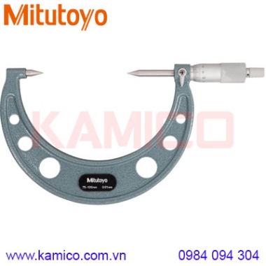 Panme cơ khí đầu nhọn Mitutoyo 112-204 (75-100mm/0.01mm)