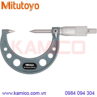 Panme cơ khí đầu nhọn Mitutoyo 112-214 (25-50mm/0.01mm)