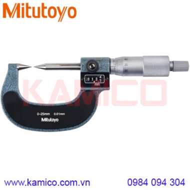 Panme cơ khí đầu nhọn Mitutoyo 142-153 (0-25mm/0.01mm)