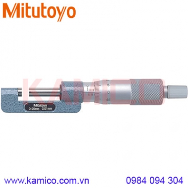 Panme đo trục bánh răng Mitutoyo 147-301 (0-25mm/0.01mm)