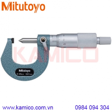 Panme cơ khí đo mép gấp Mitutoyo 142-401 (0-25mm/0.01mm)