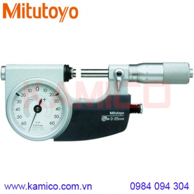 Panme đo ngoài đồng hồ Mitutoyo 510-121 (0-25mm/0.001mm)