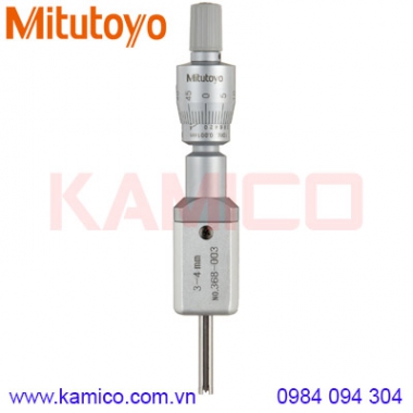Panme đo lỗ cơ khí 2 chấu Mitutoyo 368-003 (3-4mm/0.001mm)