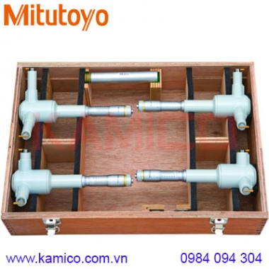 Bộ panme đo lỗ cơ khí 3 chấu Mitutoyo 368-915 (100-200mm/0.001mm)