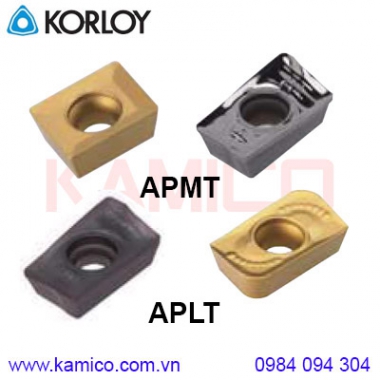 Mảnh dao phay APLT, APMT Korloy