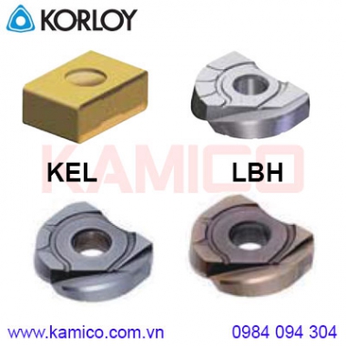 Mảnh dao phay KEL, LBH Korloy