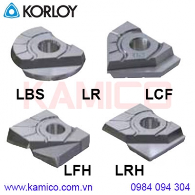 Mảnh dao phay LBS, LCF, LFH, LRH, LR Korloy