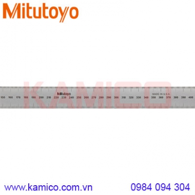 Thước lá thép không gỉ Mitutoyo 182-171 (600x30mm)/0.5, 1mm