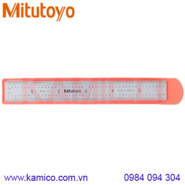 Thước lá thép không gỉ Mitutoyo 182-105 (150/6”x19mm)