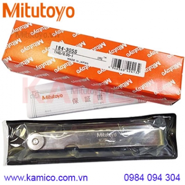 Bộ dưỡng đo khe hở Mitutoyo 184-305S (0.05-1mm/13 lá)