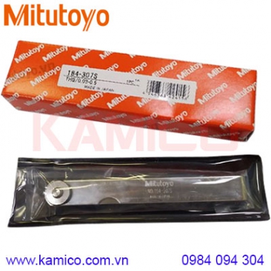 Bộ dưỡng đo khe hở Mitutoyo 184-307S (0.03-0.5mm/13 lá)