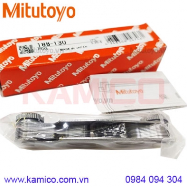 Bộ dưỡng kiểm tra bước ren Mitutoyo 188-130 (0.35-6mm/28 lá)