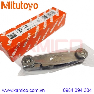 Bộ dưỡng kiểm tra bước ren Mitutoyo 188-122 (0.4-7mm/21 lá)