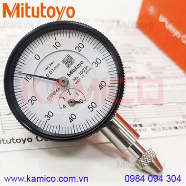 Đồng hồ so cơ khí Mitutoyo 1003AB (0-4mm/0.01mm)