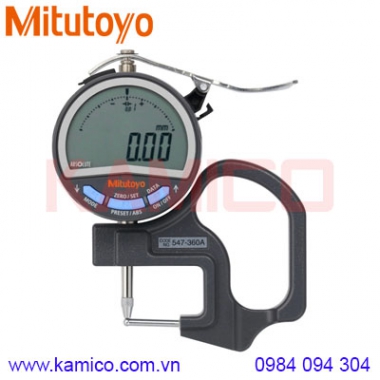 Đồng hồ đo độ dày điện tử Mitutoyo 547-360A (0-10mm/0.01mm)