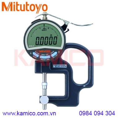 Đồng hồ đo độ dày điện tử Mitutoyo 547-312A (0-10mm/0.4”)