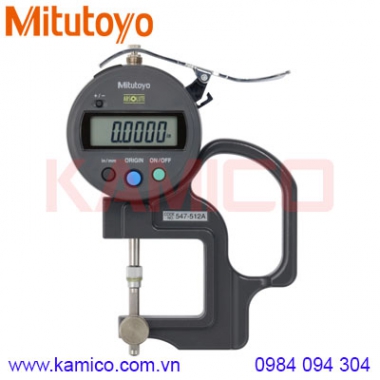 Đồng hồ đo độ dày điện tử Mitutoyo 547-512A (0-12mm/0.47”)