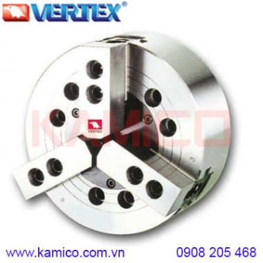 Mâm cặp thủy lực 3 chấu lỗ bít V-210A8, V-212A8 Vertex