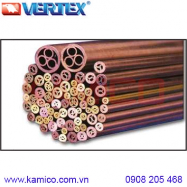 Điện cực máy EDM Vertex (Ống đồng và ống đồng thau)