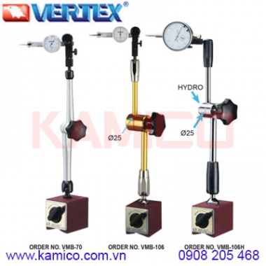 Đế từ gá đồng hồ so VMB-70, VMB-106, VMB-106H Vertex