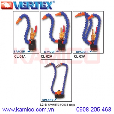 Vòi tưới nguội đế từ CL-01A, CL-02A, CL-03A, L-2 Vertex