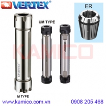 Đầu kẹp mũi phay chuôi thẳng 2 đầu collet ER Vertex
