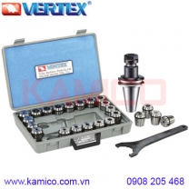 Bộ đầu kẹp mũi phay SK30, SK40, SK50 collet ER Vertex