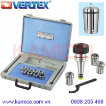 Bộ đầu kẹp mũi phay NT30, NT40, NT50 collet OZ32 Vertex