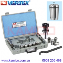 Bộ đầu kẹp mũi phay SK40, SK50 collet OZ25, OZ32 Vertex