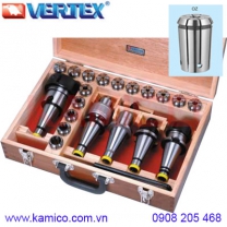 Bộ đầu kẹp thay nhanh NT40, NT50 collet OZ25 Vertex