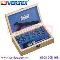 Bộ đầu kẹp mũi taro chuôi thẳng C20 collet ER16, ER20 Vertex