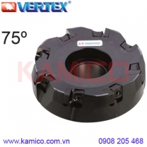 Đài dao phay mặt 75° Vertex