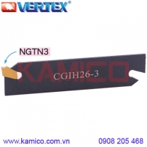 Cán dao tiện cắt đứt CGIH26-3, CGIH32-3 Vertex