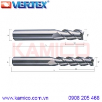Dao phay ngón hợp kim 3 me VE133, VE135, VE136 Vertex