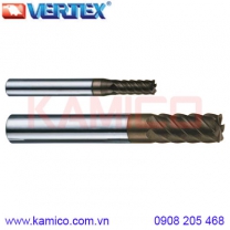 Dao phay ngón hợp kim 6 me VE166, VE167 Vertex (<68HRC)
