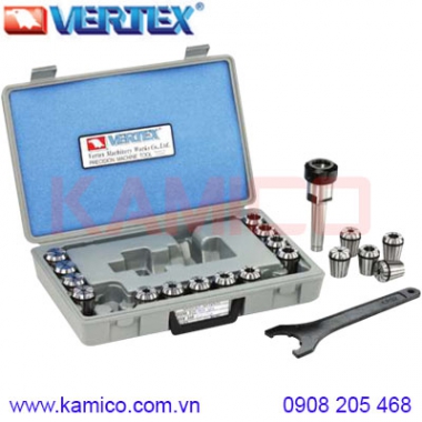 Bộ đầu kẹp mũi phay MT2, MT3, MT4, MT5 collet ER Vertex