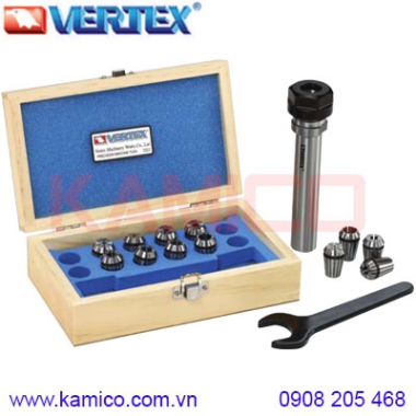 Bộ đầu kẹp mũi phay C16, C20, C25, C32, C40 collet ER Vertex