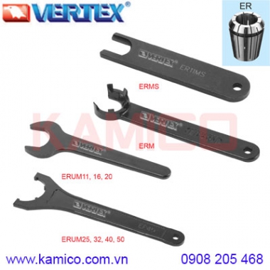 Cờ lê vặn collet ER11, ER16, ER20, ER25, ER32, ER40, ER50 Vertex