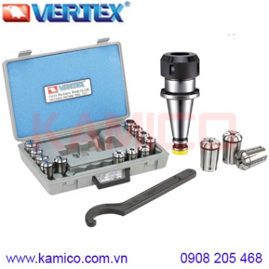 Bộ đầu kẹp mũi phay NT30, NT40, NT50 collet OZ25 Vertex