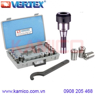 Bộ đầu kẹp mũi phay R8 collet OZ25 Vertex