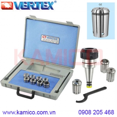 Bộ đầu kẹp mũi phay NT30, NT40, NT50 collet OZ32 Vertex