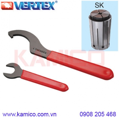 Cờ lê vặn collet SK6, SK10, SK16, SK20, SK25 Vertex