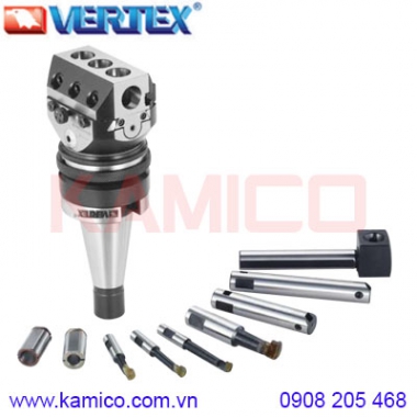 Bộ đầu doa và phay mặt VBHU chuôi R8 (Ø5-250mm) Vertex