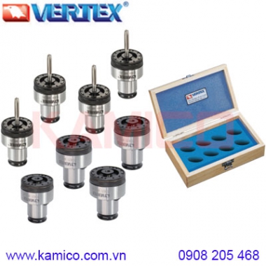 Bộ 8 collet kẹp mũi taro TC820-ISO2283-E Vertex