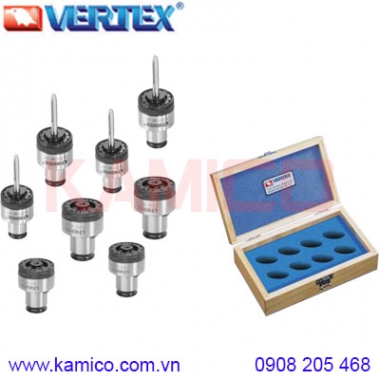 Bộ 8 collet kẹp mũi taro TC-312-DIN371-A Vertex