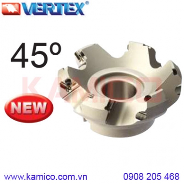 Dao phay tốc độ cao mạ kẽm 45° HCN Vertex