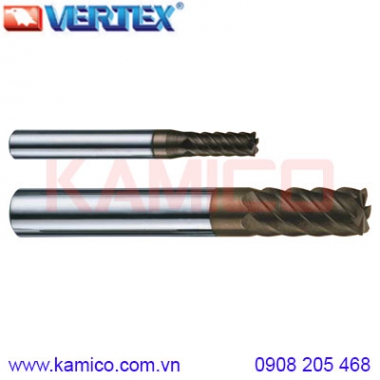 Dao phay ngón hợp kim 6 me VE166, VE167 Vertex (<68HRC)